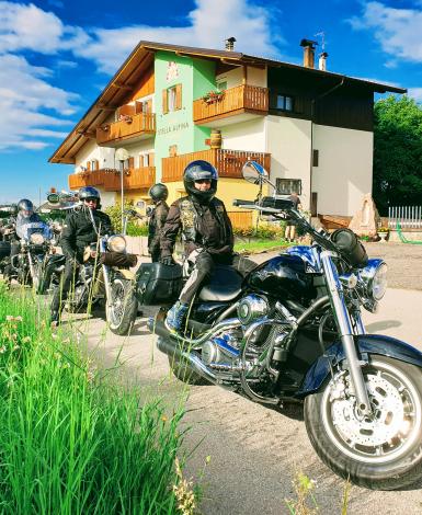 Mountain Bike and Motorcycle in Val di Non Valley, Trentino